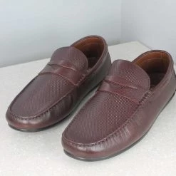 PRIVO By Inc5 EMBOSS VAMP MOCCASIN-BORDO MEN