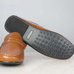 PRIVO By Inc5 EMBOSS VAMP MOCCASIN-TAN MEN