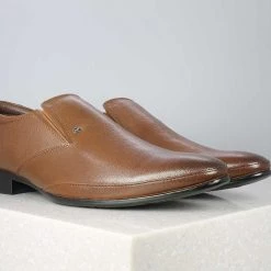 PRIVO By Inc5 MEN BROOCH SLITED SLIPPON-BROWN