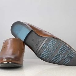 PRIVO By Inc5 MEN BROOCH SLITED SLIPPON-BROWN