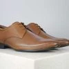 PRIVO By Inc5 MEN OFFICE LACE-UP DERBY-BROWN