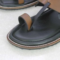 PRIVO By Inc5 STRAPI CASUAL SLIPPER-BROWN/BLACK 11 PRIVO By Inc5 STRAPI CASUAL SLIPPER-BROWN/BLACK