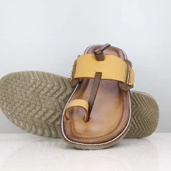 PRIVO By Inc5 MEN STRAPI CASUAL SLIPPER-TAN/BROWN