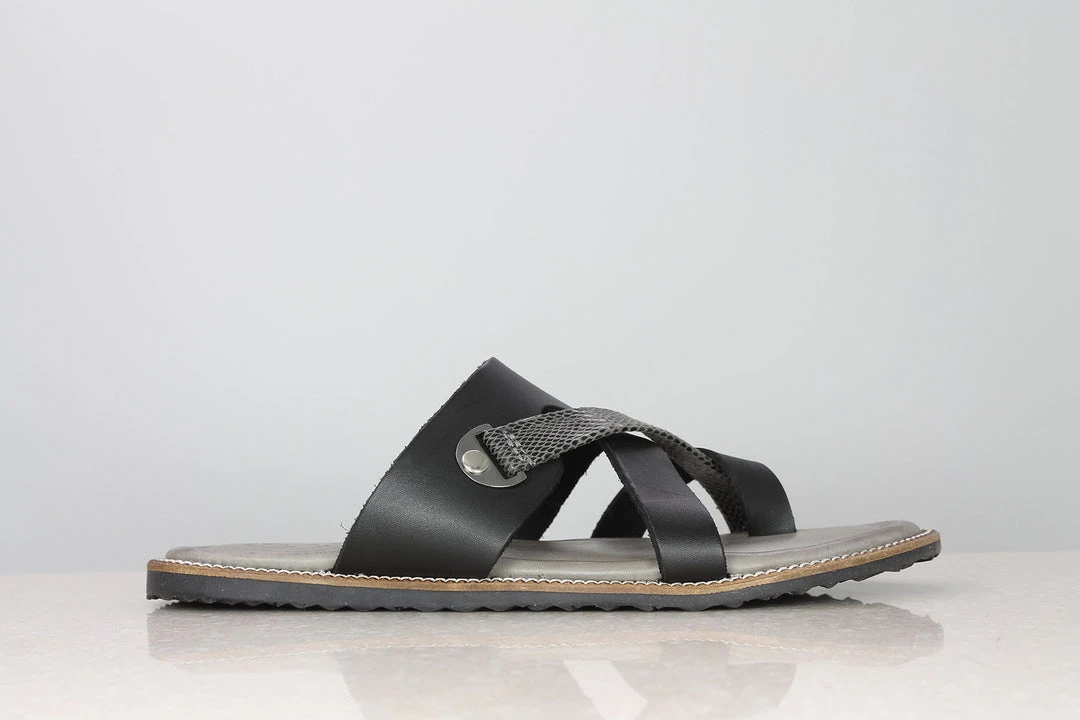 PRIVO By Inc5 TOE THONG - BLACK MEN 6 PRIVO By Inc5 TOE THONG - BLACK MEN