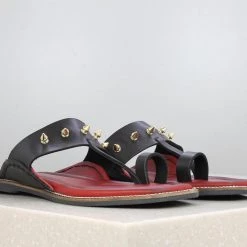 PRIVO By Inc5 MEN FRONT BUCKLE THONG-BLACK/RED