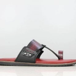 PRIVO By Inc5 STRAPI CASUAL SLIPPER-RED/BLACK