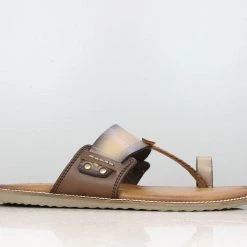 PRIVO By Inc5 MEN STRAPI CASUAL SLIPPER-TAN/BROWN