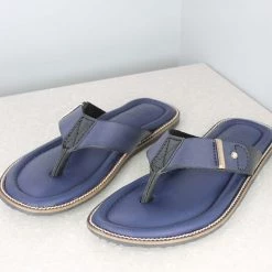 PRIVO By Inc5 MEN FRONT BUCKLE THONG -BLUE/BLACK