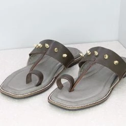 PRIVO By Inc5 FRONT BUCKLE THONG-MEHENDI MEN