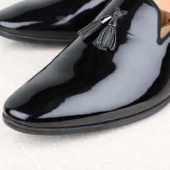 PRIVO By Inc5 PATENT PARTY SLIPPON - BLACK