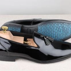 PRIVO By Inc5 PATENT PARTY SLIPPON - BLACK