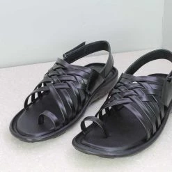 PRIVO By Inc5 TRI-BAND VELCRO SANDAL-BLACK