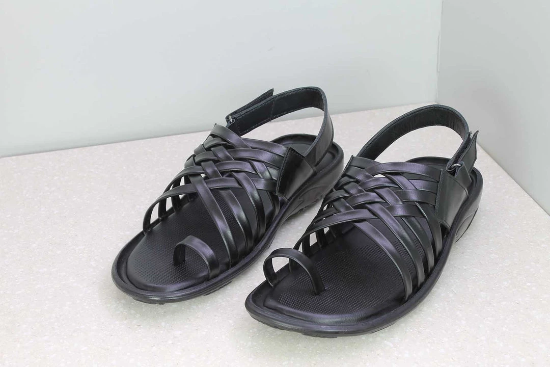 PRIVO By Inc5 TRI-BAND VELCRO SANDAL-BLACK 4 PRIVO By Inc5 TRI-BAND VELCRO SANDAL-BLACK
