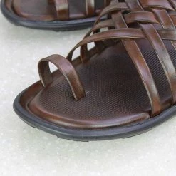 PRIVO By Inc5 TRI-BAND VELCRO SANDAL-BROWN MEN