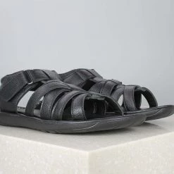 PRIVO By Inc5 TRI-BAND VELCRO SANDAL-BLACK