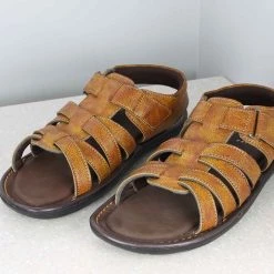PRIVO By Inc5 MEN TRI-BAND VELCRO SANDAL-TAN