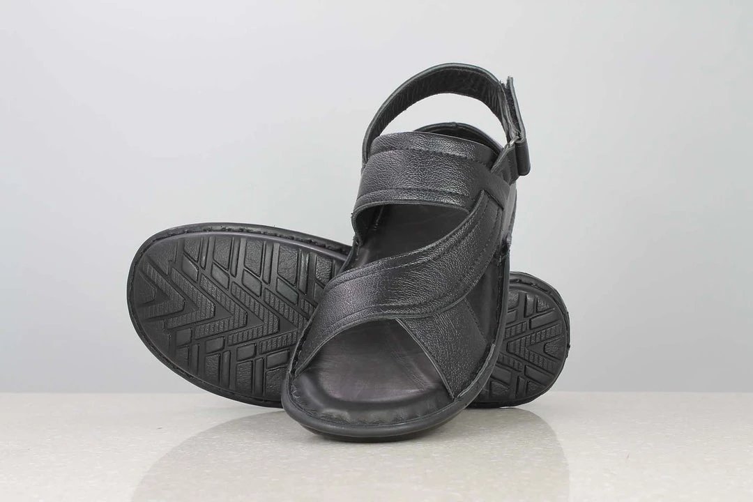 PRIVO By Inc5 MEN TRI-BAND VELCRO SANDAL-BLACK 7 PRIVO By Inc5 MEN TRI-BAND VELCRO SANDAL-BLACK