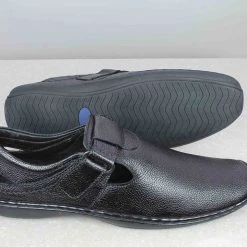 PRIVO By Inc5 CASUAL LEATHER SANDAL-BLACK