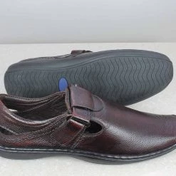 PRIVO By Inc5 MEN CASUAL LEATHER SANDAL-BROWN