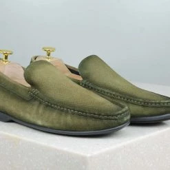 PRIVO By Inc5 FLEXI DRIVING SHOES-GREEN MEN