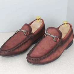 PRIVO By Inc5 MEN DRIVING CASUAL SHOES-BORDO