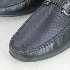 PRIVO By Inc5 BUCKLE STRAP DRIVING CASUAL SHOES-BLACK