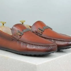 PRIVO By Inc5 FLEXI DRIVING SHOES - COGNAC MEN