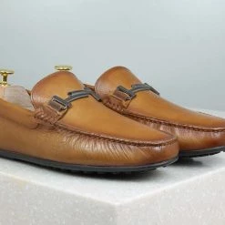 PRIVO By Inc5 MEN FLEXI DRIVING SHOES - TAN