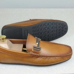 PRIVO By Inc5 MEN FLEXI DRIVING SHOES - TAN