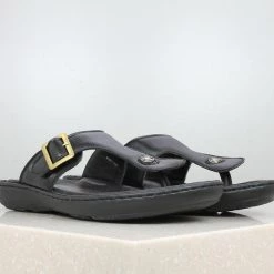 PRIVO By Inc5 SIDE BUCKLE THONG-BLACK MEN