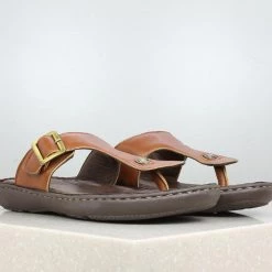 PRIVO By Inc5 MEN SIDE BUCKLE THONG-TAN