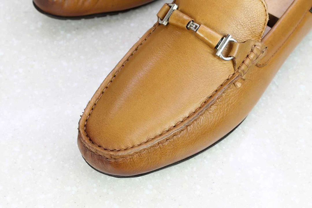 PRIVO By Inc5 MEN BUCKLE STRAP CASUAL DRIVING SHOES-TAN 4 PRIVO By Inc5 MEN BUCKLE STRAP CASUAL DRIVING SHOES-TAN