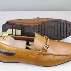 PRIVO By Inc5 MEN BUCKLE STRAP CASUAL DRIVING SHOES-TAN 11 PRIVO By Inc5 MEN BUCKLE STRAP CASUAL DRIVING SHOES-TAN