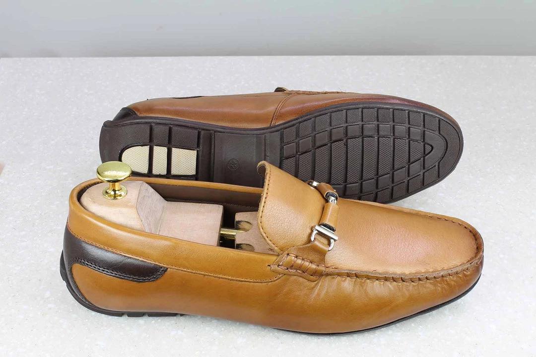 PRIVO By Inc5 MEN BUCKLE STRAP CASUAL DRIVING SHOES-TAN 7 PRIVO By Inc5 MEN BUCKLE STRAP CASUAL DRIVING SHOES-TAN