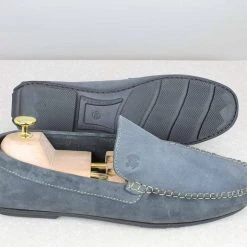PRIVO By Inc5 MEN FLEXI DRIVING SHOES-BLUE/NAVY