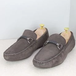 PRIVO By Inc5 SUEDE DRIVING SHOES - BROWN MEN