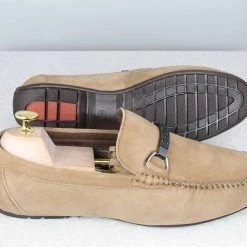 PRIVO By Inc5 MEN BUCKLE STRAP DRIVING SHOES-OLIVE 9 PRIVO By Inc5 MEN BUCKLE STRAP DRIVING SHOES-OLIVE