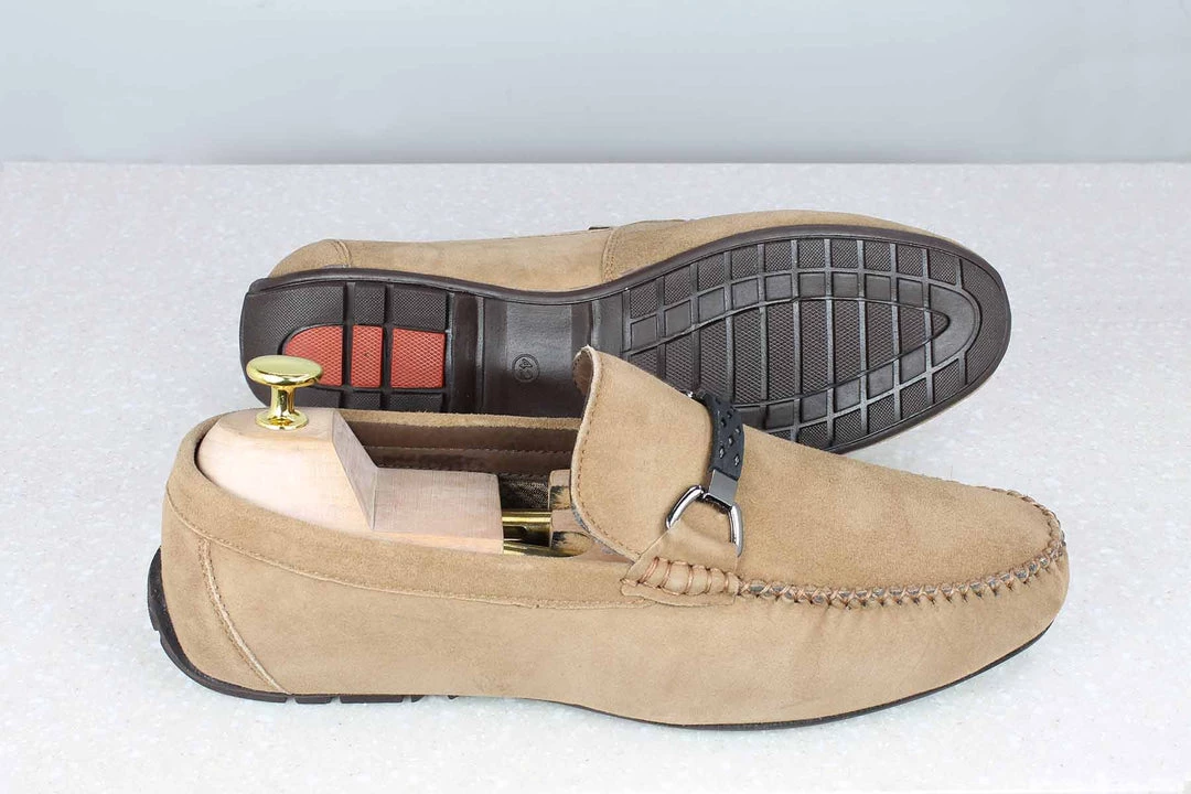 PRIVO By Inc5 MEN BUCKLE STRAP DRIVING SHOES-OLIVE 5 PRIVO By Inc5 MEN BUCKLE STRAP DRIVING SHOES-OLIVE