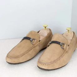 PRIVO By Inc5 MEN BUCKLE STRAP DRIVING SHOES-OLIVE 10 PRIVO By Inc5 MEN BUCKLE STRAP DRIVING SHOES-OLIVE