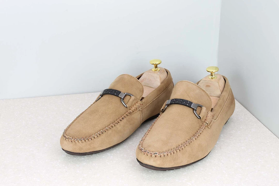 PRIVO By Inc5 MEN BUCKLE STRAP DRIVING SHOES-OLIVE 6 PRIVO By Inc5 MEN BUCKLE STRAP DRIVING SHOES-OLIVE