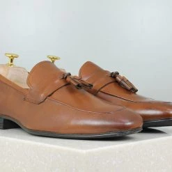 PRIVO By Inc5 INTERLACE TASSEL SLIPON-TAN