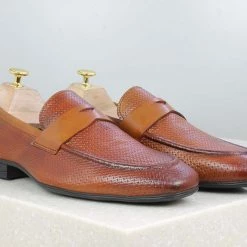 PRIVO By Inc5 PERFORATED SLIPON - TAN