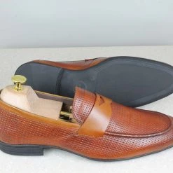 PRIVO By Inc5 PERFORATED SLIPON - TAN