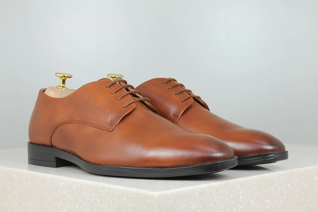 PRIVO By Inc5 FORMAL DERBY - TAN 3 PRIVO By Inc5 FORMAL DERBY - TAN