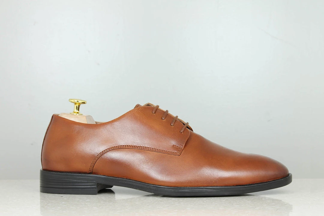 PRIVO By Inc5 FORMAL DERBY - TAN 6 PRIVO By Inc5 FORMAL DERBY - TAN