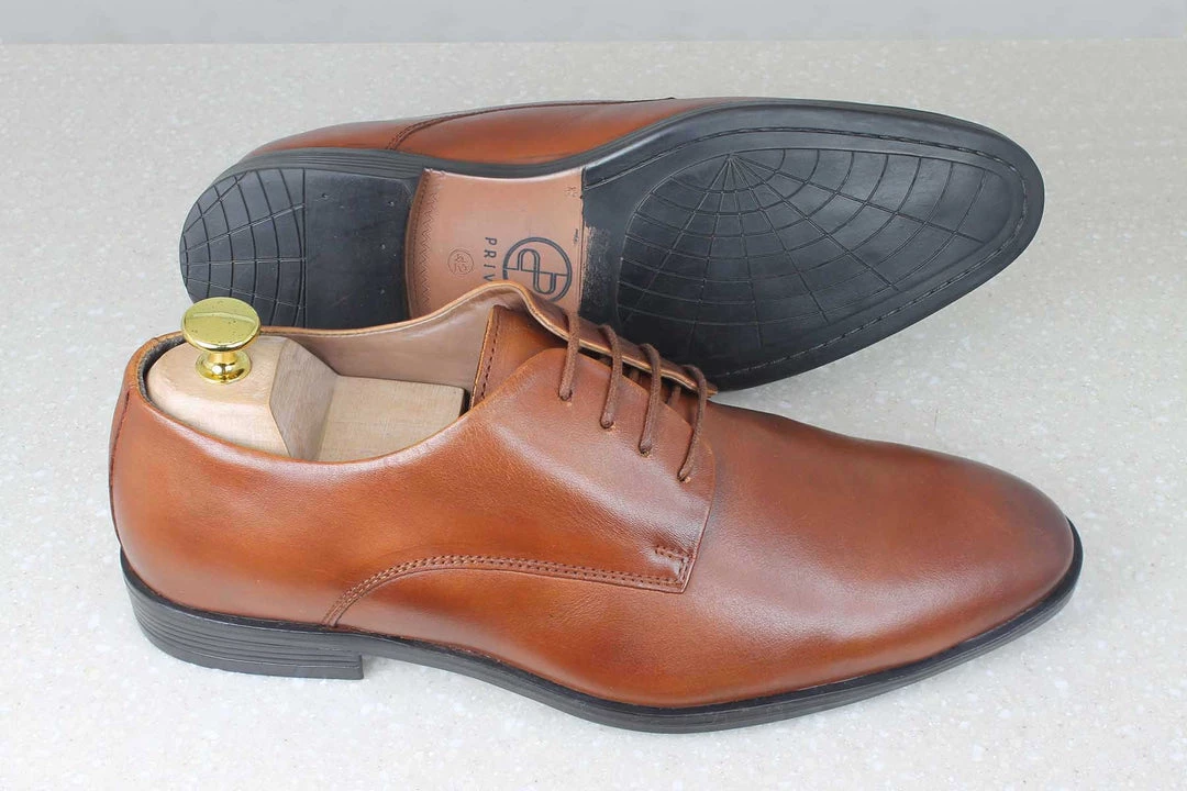 PRIVO By Inc5 FORMAL DERBY - TAN 7 PRIVO By Inc5 FORMAL DERBY - TAN