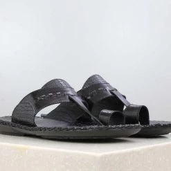 PRIVO By Inc5 MEN THONG SLIPPER - BLACK