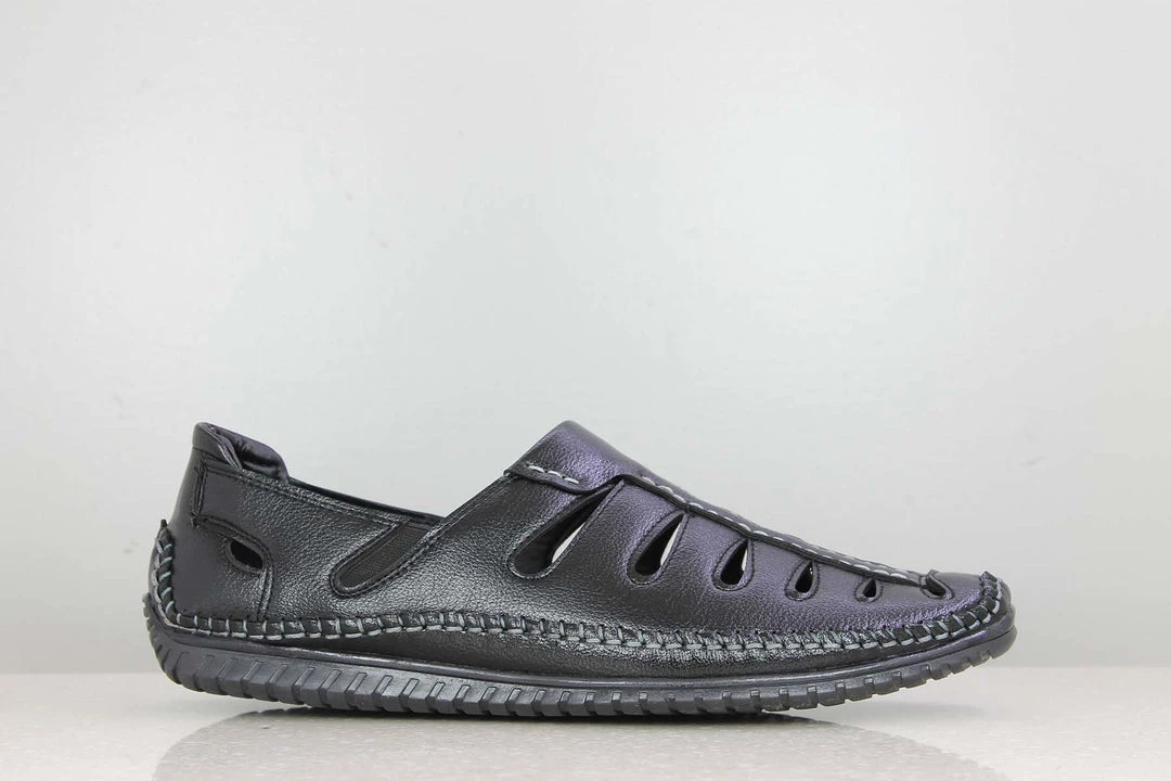 PRIVO By Inc5 MEN TRI-BAND SANDAL-BLACK 5 PRIVO By Inc5 MEN TRI-BAND SANDAL-BLACK