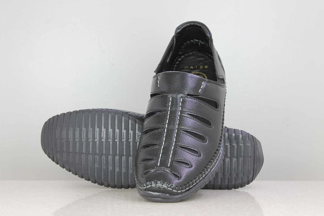 PRIVO By Inc5 MEN TRI-BAND SANDAL-BLACK 6 PRIVO By Inc5 MEN TRI-BAND SANDAL-BLACK