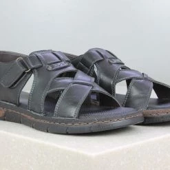 PRIVO By Inc5 MEN VELCRO SANDAL - BLACK
